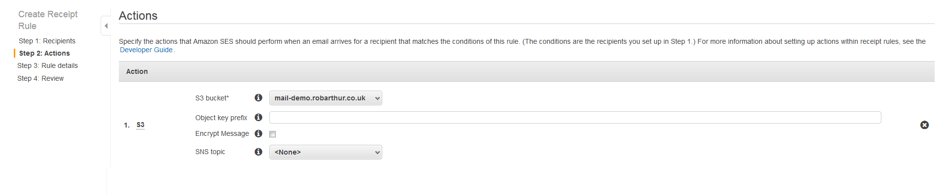 Validating Domain Ownership for SSL Certificates Using Amazon SES - Validate Domain