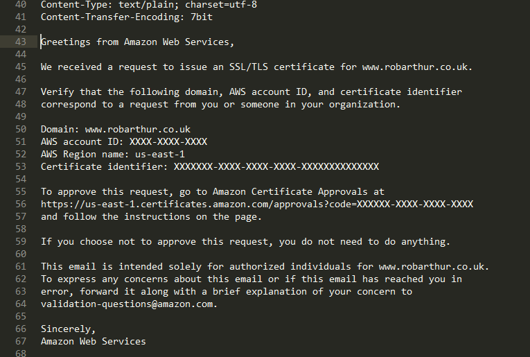 Validating Domain Ownership for SSL Certificates Using Amazon SES - Validate Domain